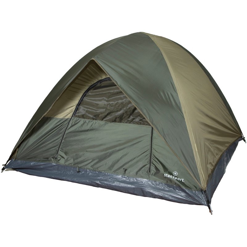 Photos - Tent Stansport Trophy Hunter 3-Person Dome  Green/Brown - Family/Large  