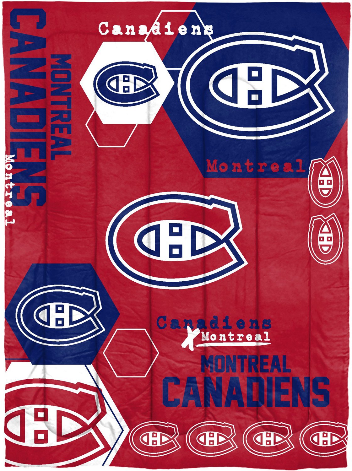 Montreal Canadiens The Northwest Group Hexagon Twin Comforter