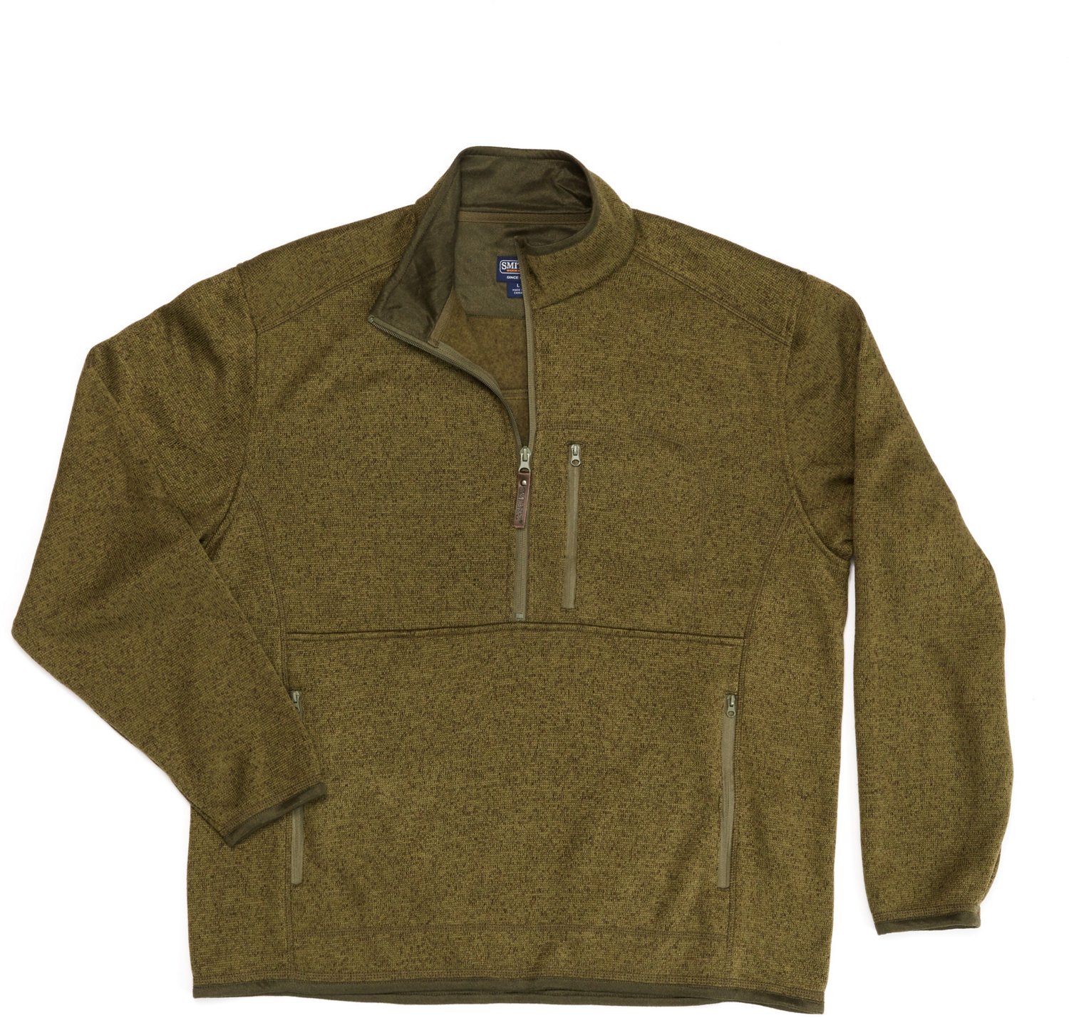 Smith's Workwear Men's Sherpa Lined Sweater Fleece Jacket Academy