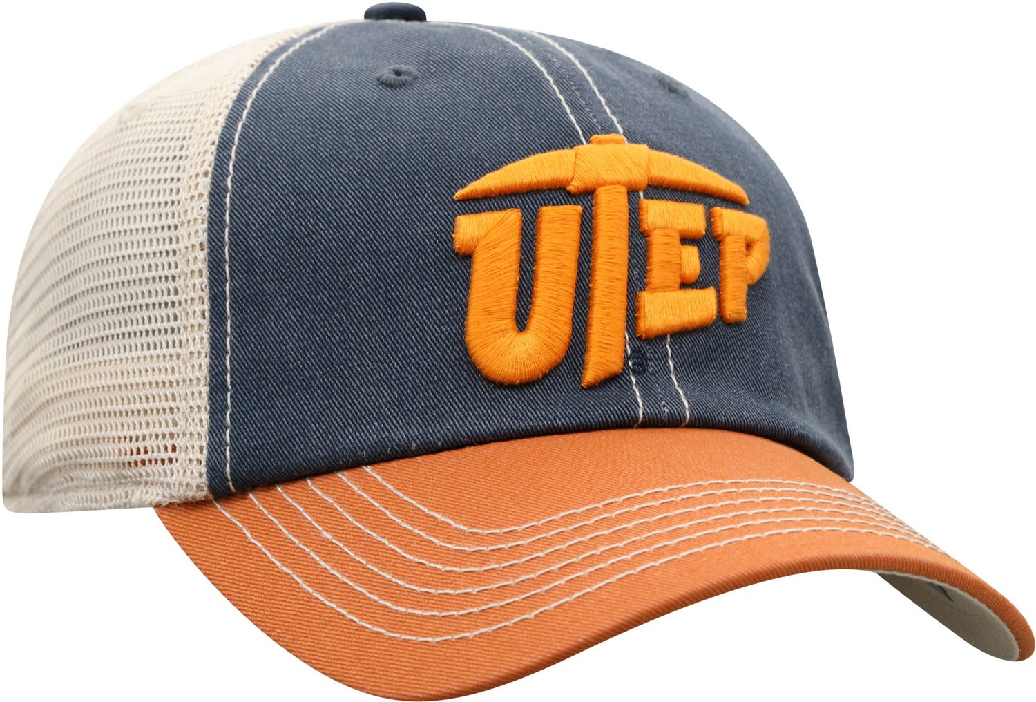 Top of the World Men's University of Texas at El Paso 3-Tone Adjustable Cap - view number 4