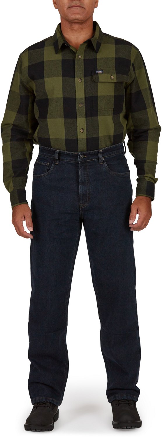 Smith's Workwear Men's Camo Fleece Lined 5-Pocket Jeans - view number 4