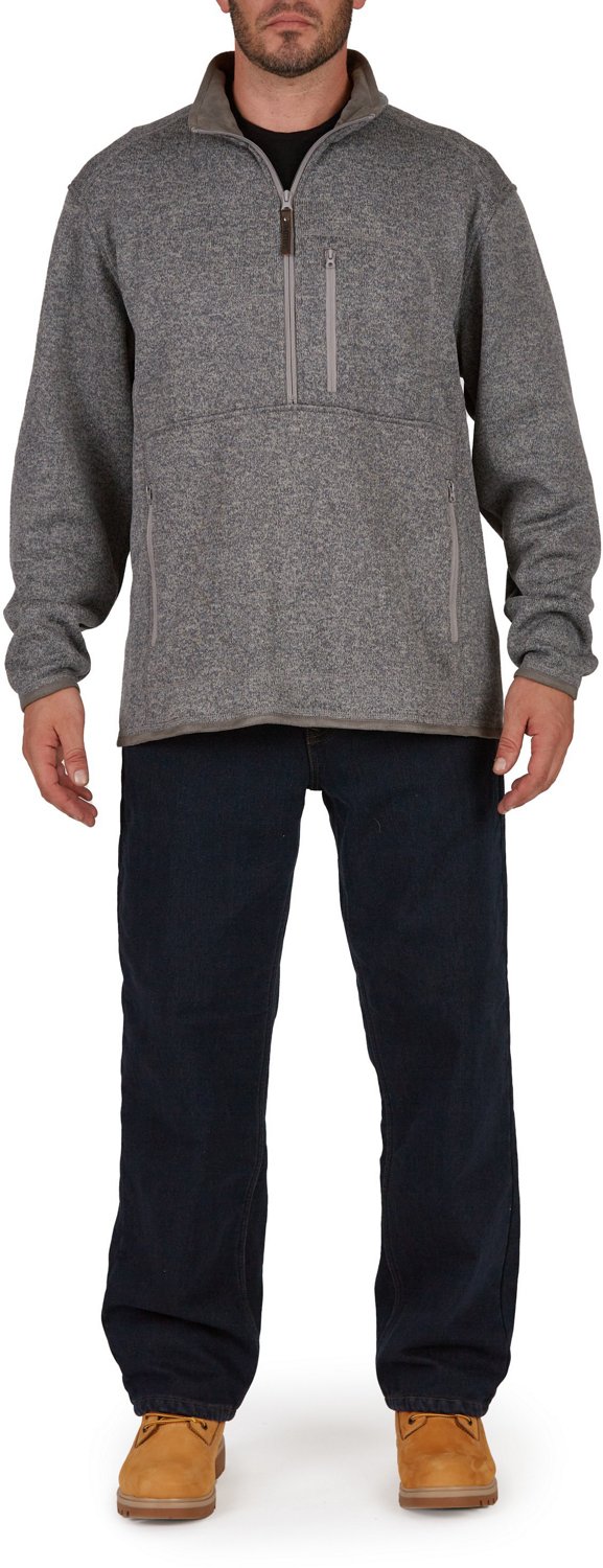 Smith's Workwear Men's Sherpa Lined Sweater Fleece Jacket - view number 4