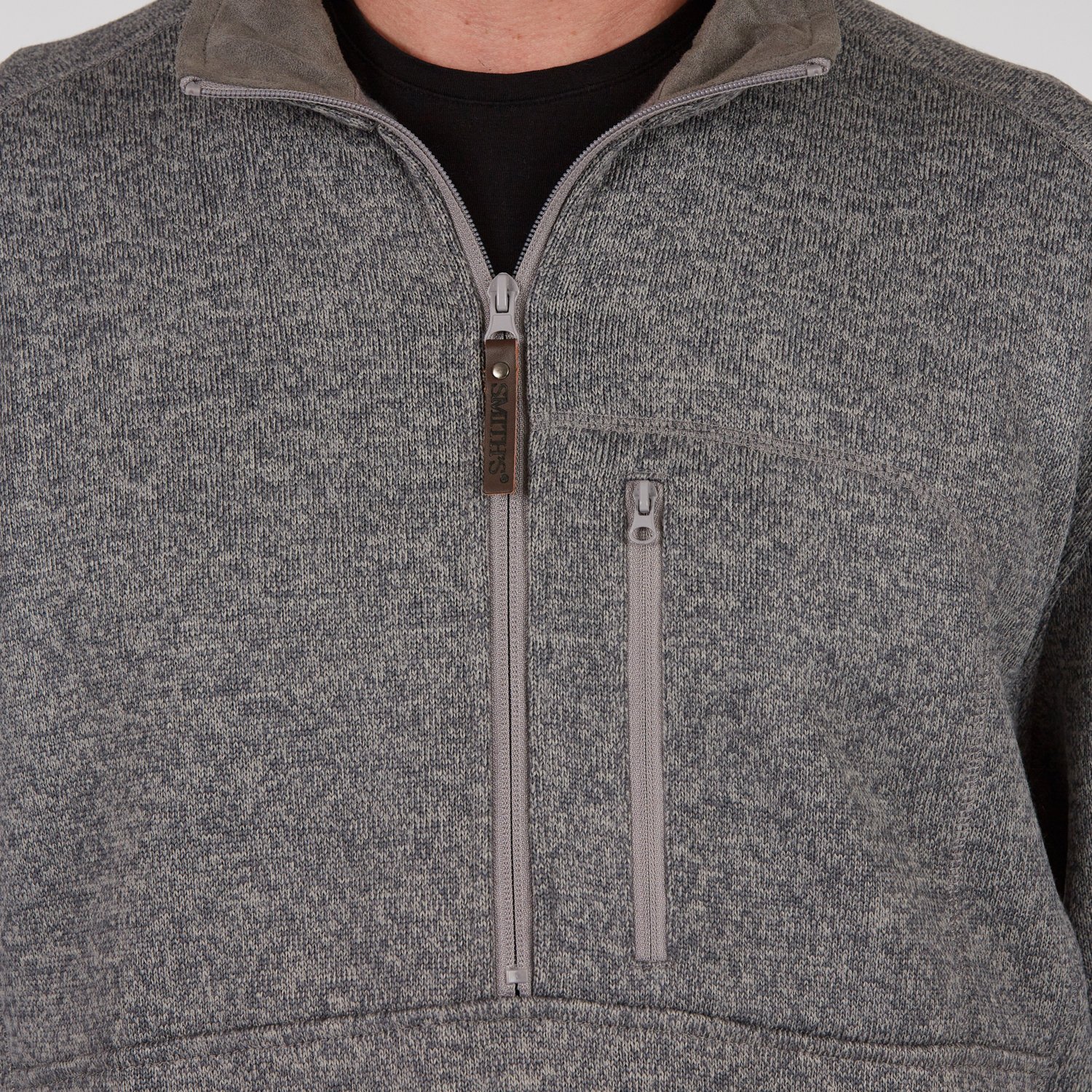 Smith's Workwear Men's Sherpa Lined Sweater Fleece Jacket - view number 3