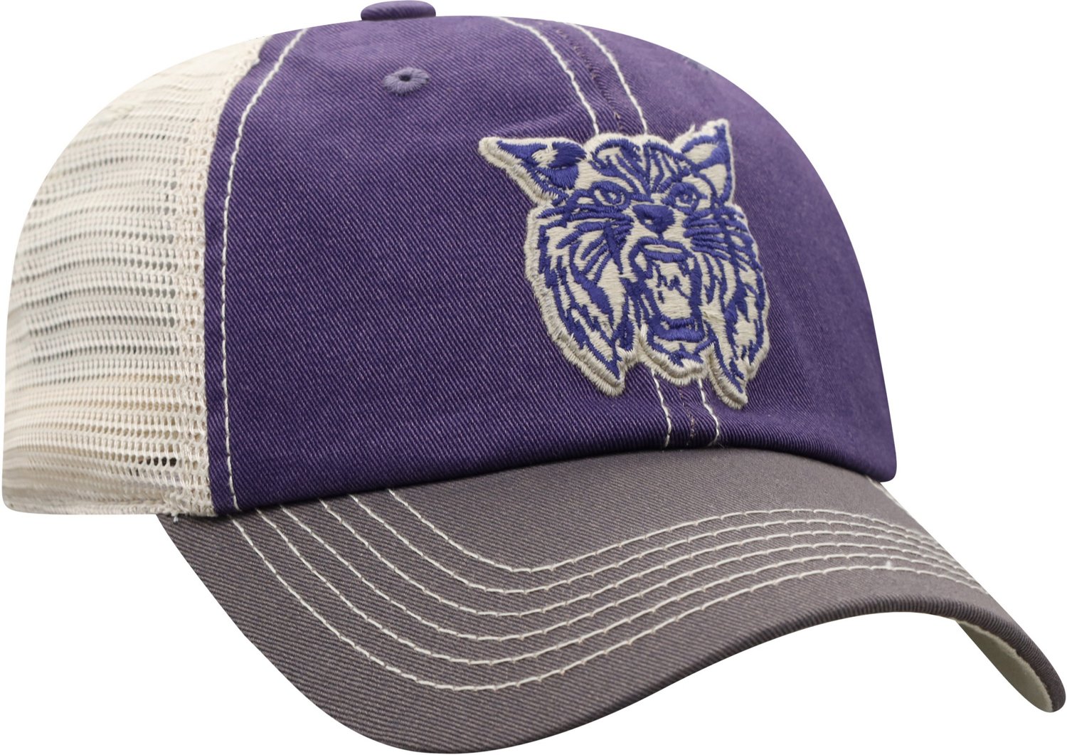 Top of the World Men's Kansas State University 3-Tone Adjustable Cap - view number 4