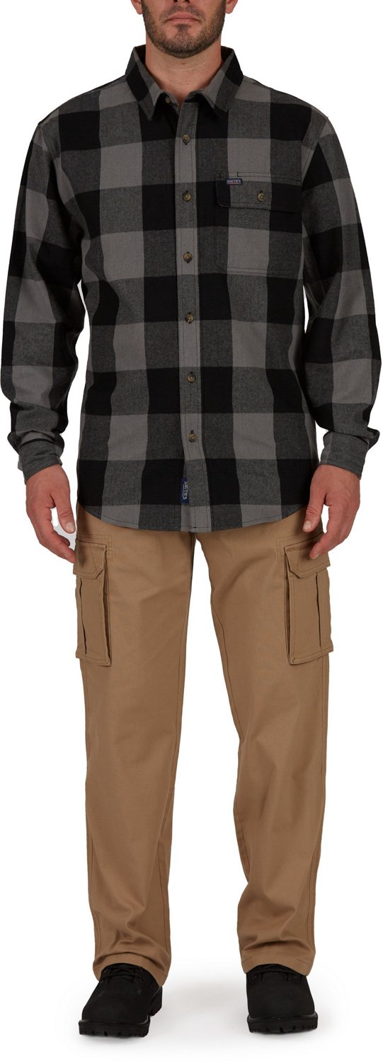 Smith's Workwear Men's Buffalo Flannel Button Down Shirt - view number 4