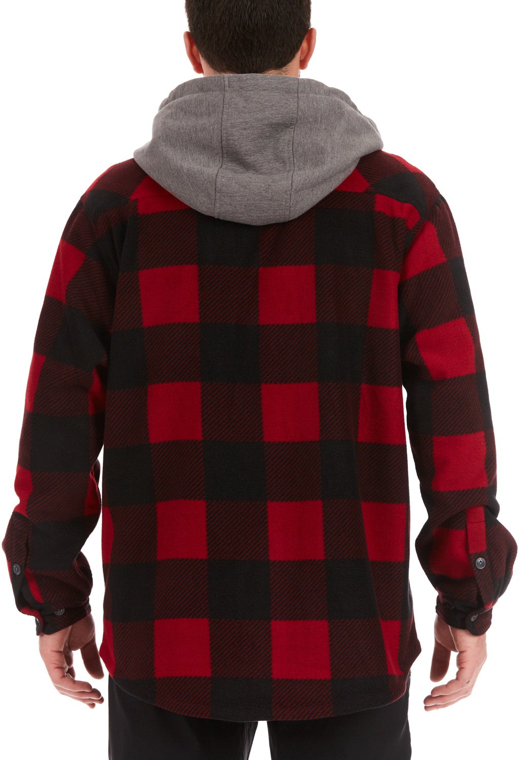 Smith's Workwear Men's Sherpa Lined Microfleece Shirt Jacket - view number 2