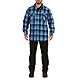 Smith's Workwear Men's Sherpa Lined Flannel Shirt Jacket                                                                         - view number 5
