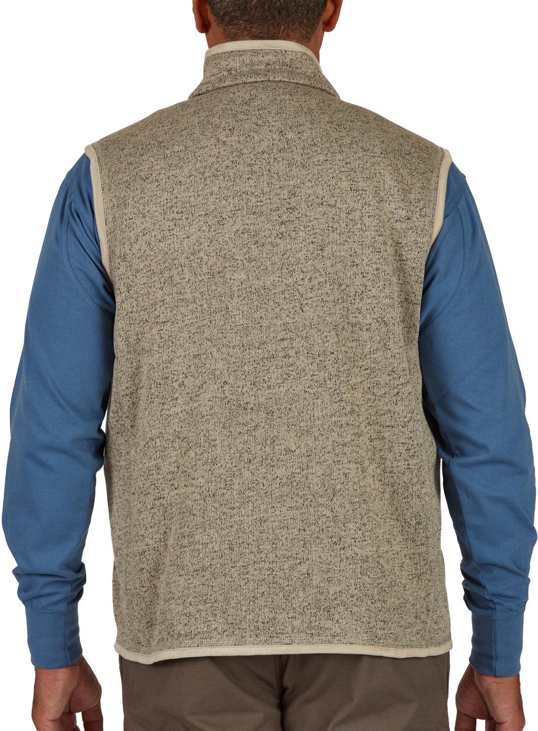 Smith's Workwear Men's Sherpa Lined Sweater Fleece Vest - view number 2