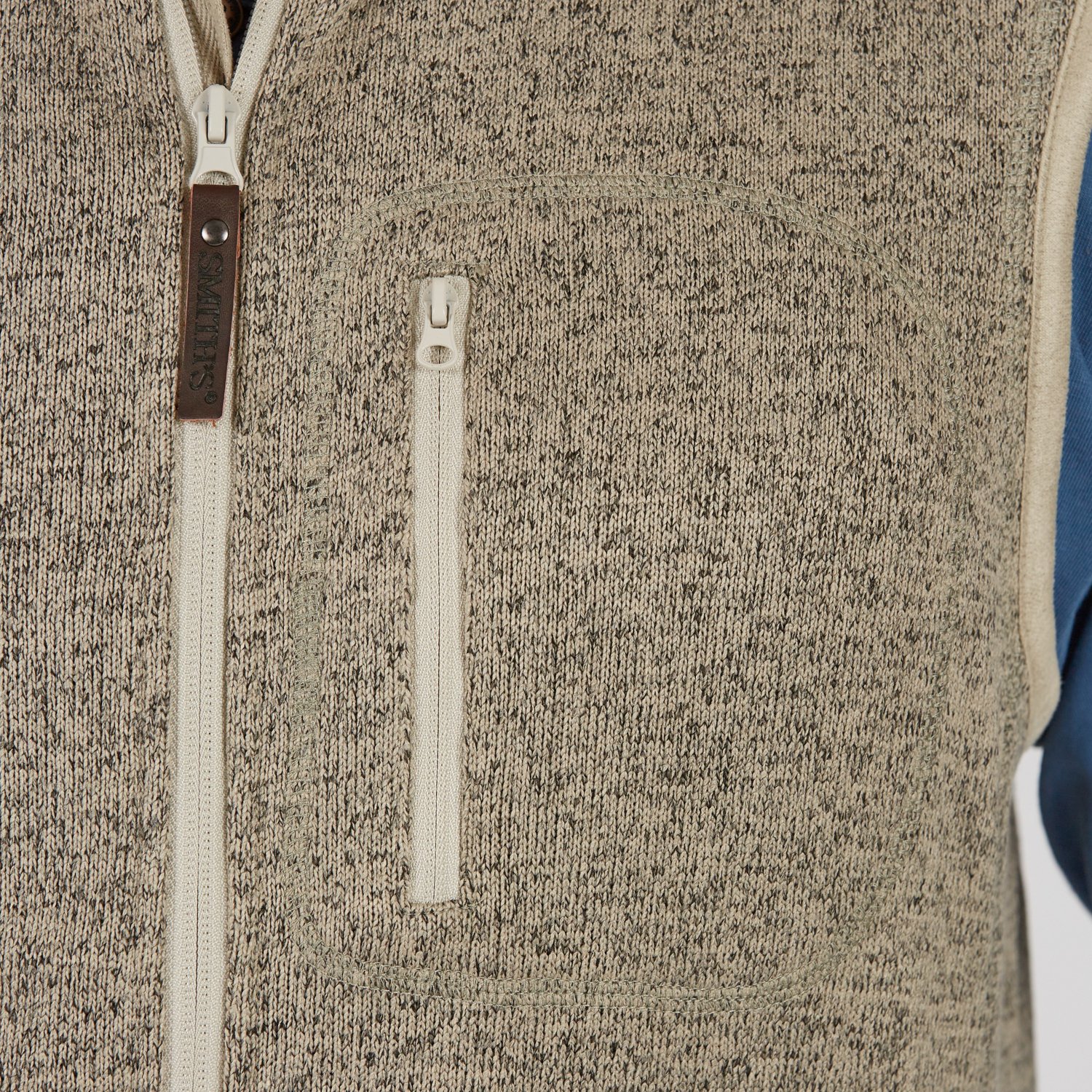 Smith's Workwear Men's Sherpa Lined Sweater Fleece Vest - view number 3