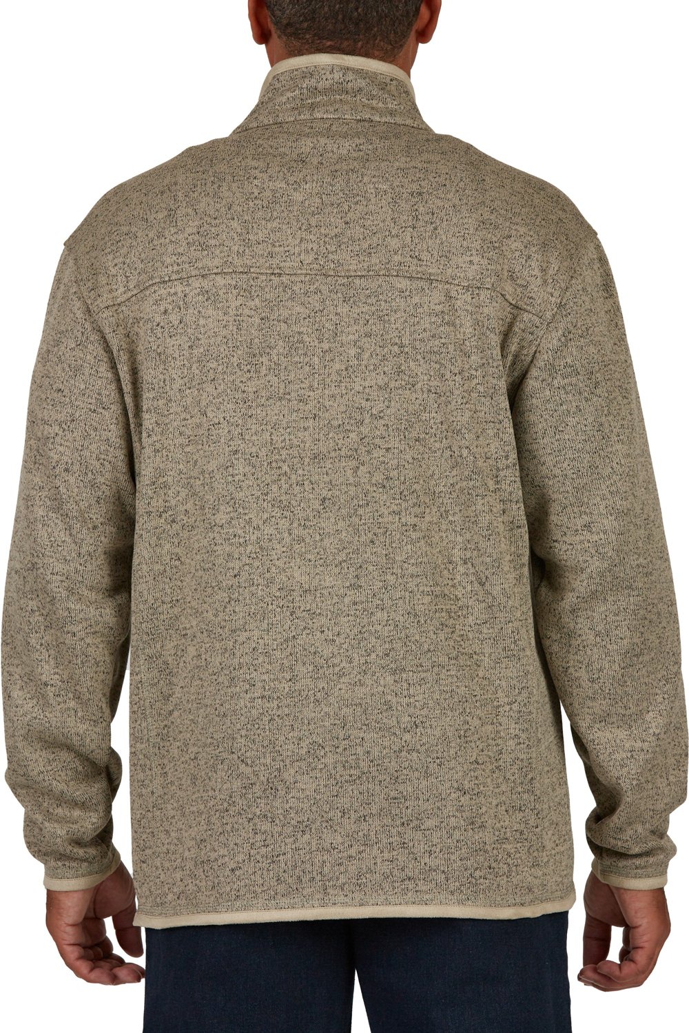 Smith's Workwear Men's Sherpa Lined Sweater Fleece Jacket                                                                        - view number 2