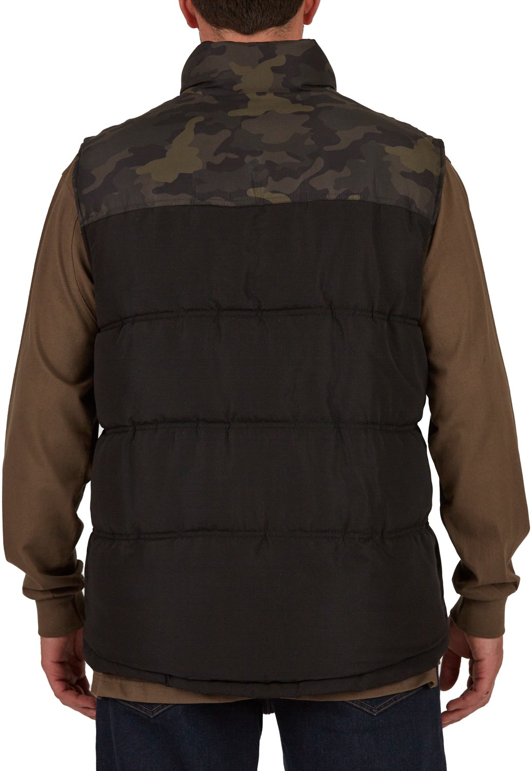 Smith's Workwear Men's Double Insulated Printed Puffer Vest | Academy