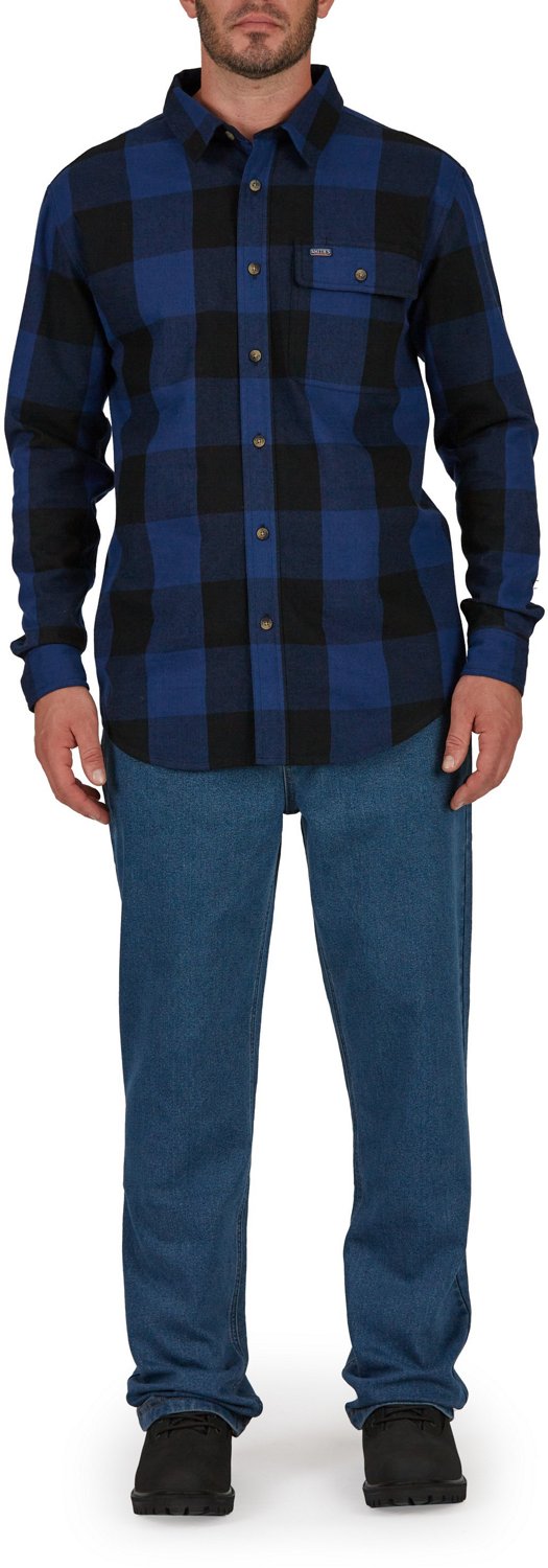 Smith's Workwear Men's Buffalo Flannel Button Down Shirt - view number 4