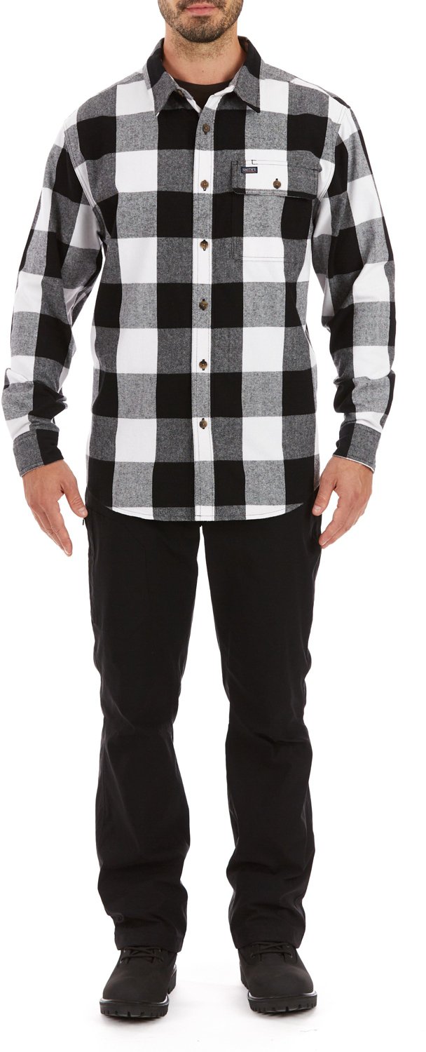 Smith's Workwear Men's Buffalo Flannel Button Down Shirt - view number 5