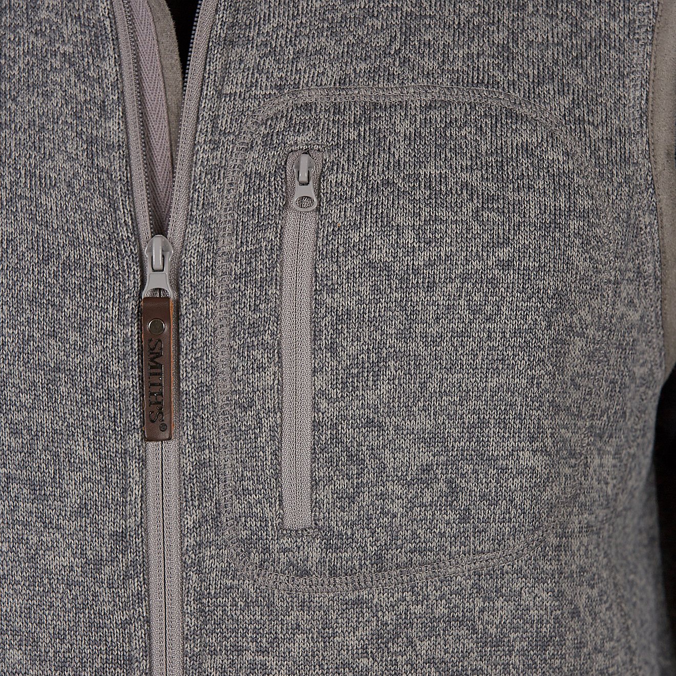 Smith's Workwear Men's Sherpa Lined Sweater Fleece Vest                                                                          - view number 3