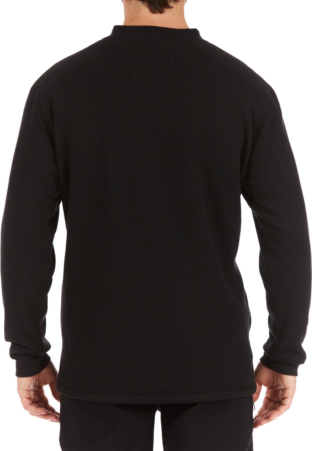 Smith's Workwear Men's Sherpa Bonded Thermal Henley Pullover Shirt                                                               - view number 2