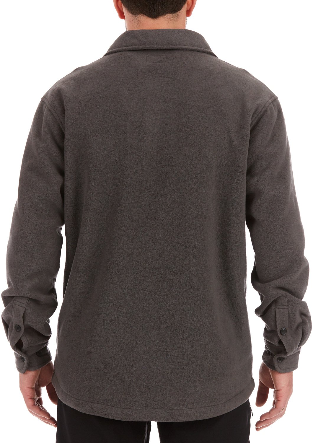 Smith's Workwear Men's Sherpa Lined Fleece Shirt Jacket - view number 2