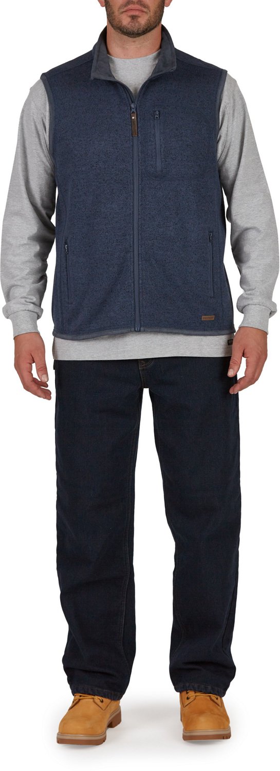 Smith's Workwear Men's Sherpa Lined Sweater Fleece Vest - view number 5