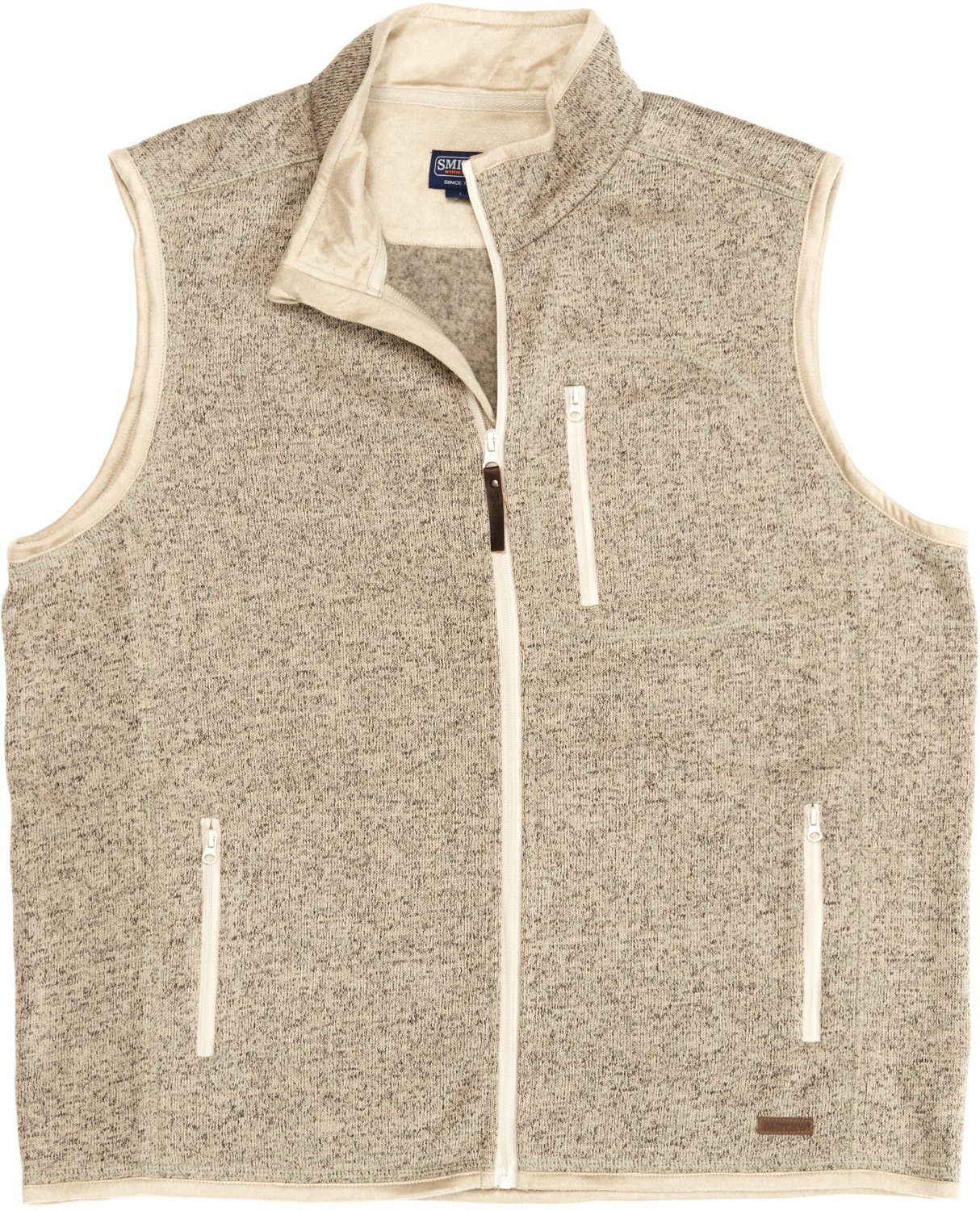 Smith's Workwear Men's Sherpa Lined Sweater Fleece Vest - view number 5