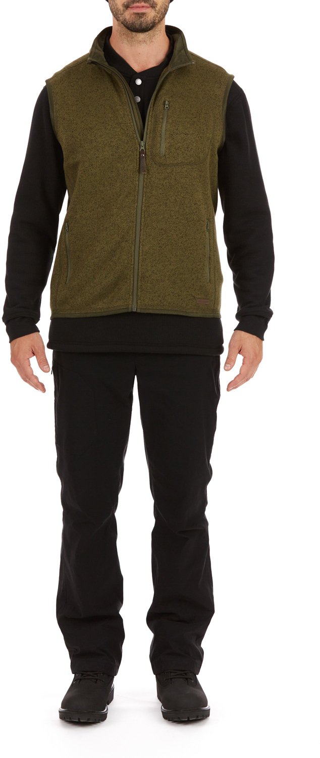 Smith's Workwear Men's Sherpa Lined Sweater Fleece Vest - view number 5