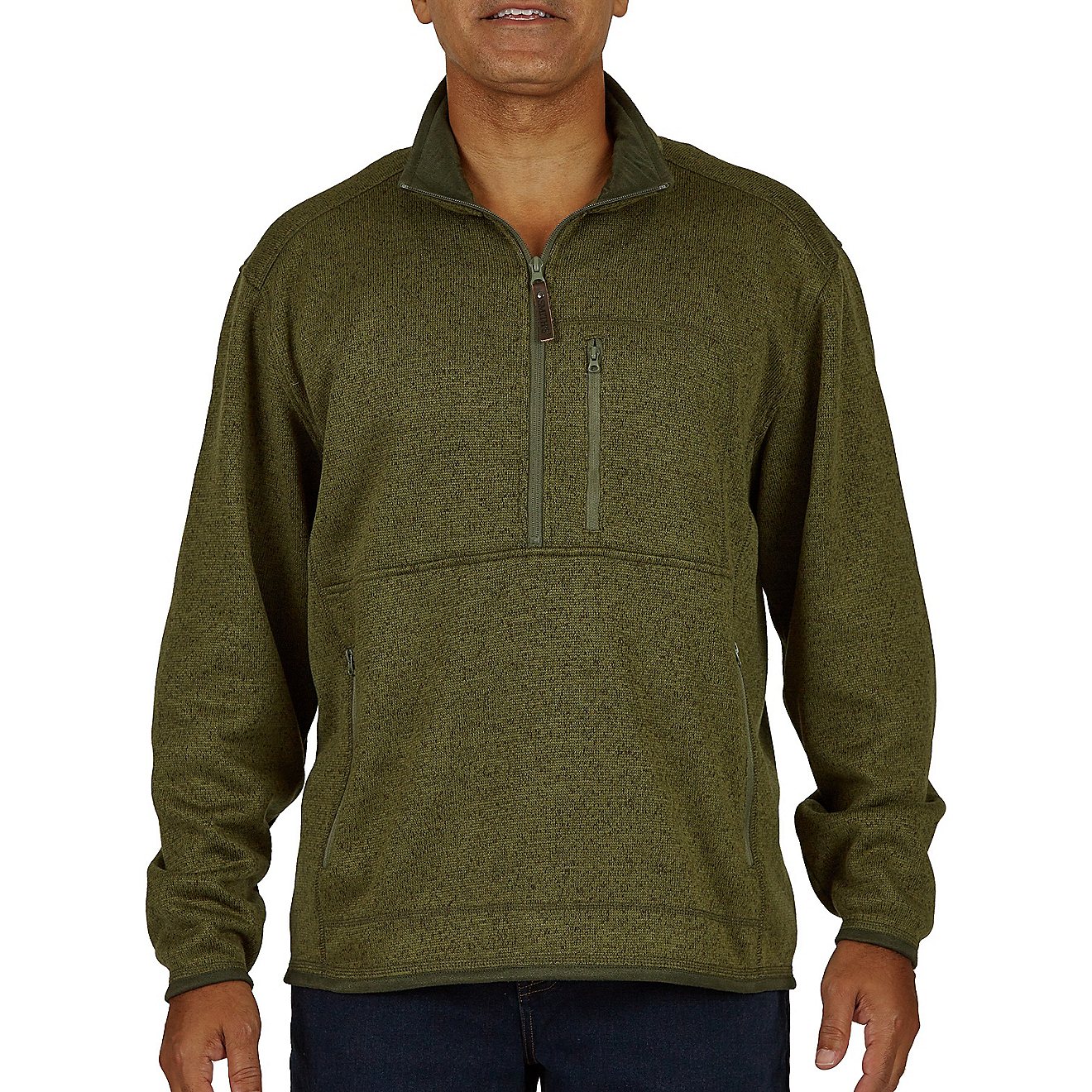Smith's Workwear Men's Sherpa Lined Sweater Fleece Jacket | Academy