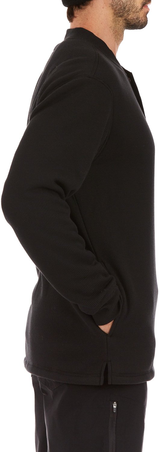 Smith's Workwear Men's Sherpa Bonded Thermal Henley Pullover Shirt                                                               - view number 3