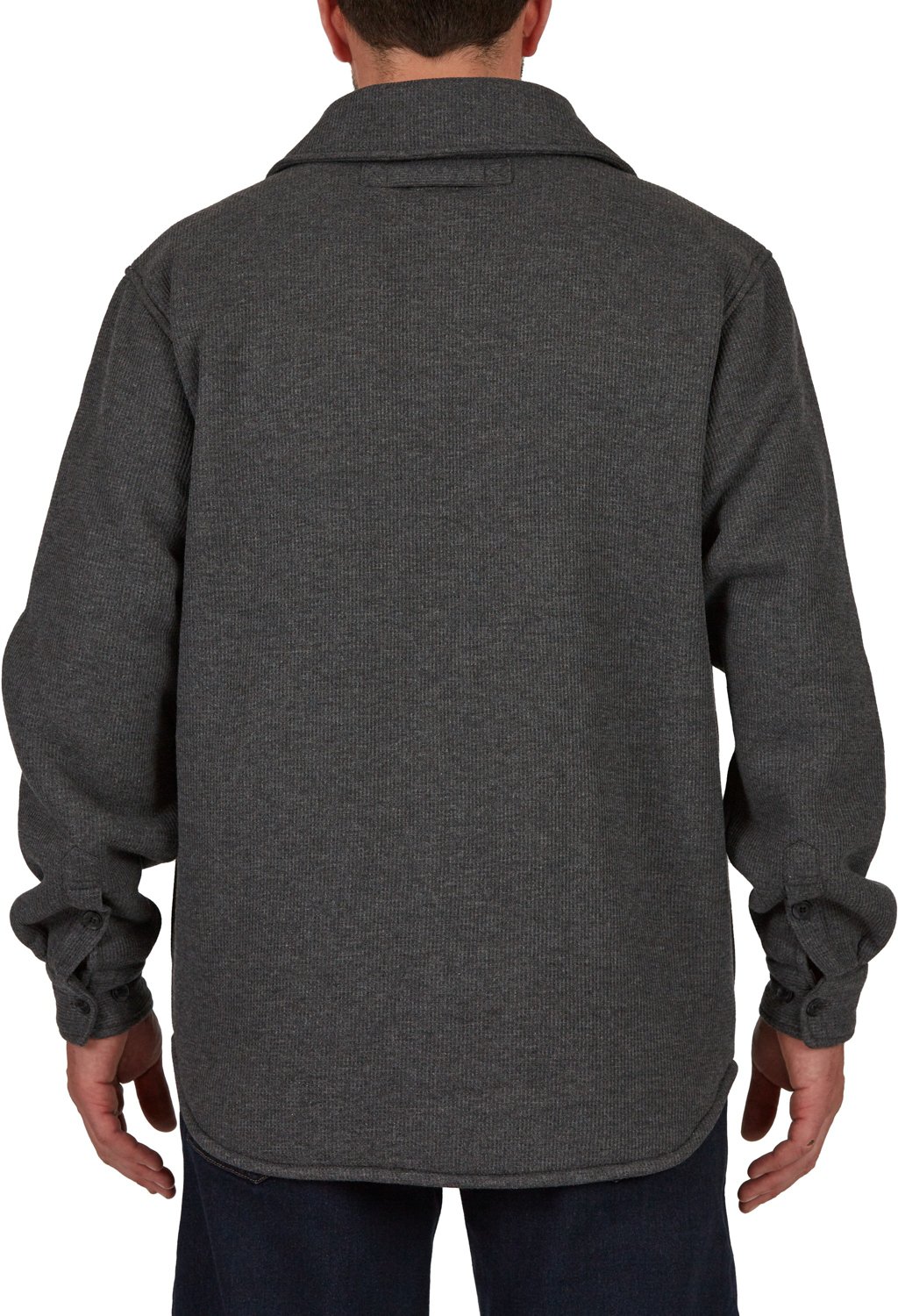 Smith's Workwear Men's Sherpa Lined Microfleece Shirt Jacket - view number 2