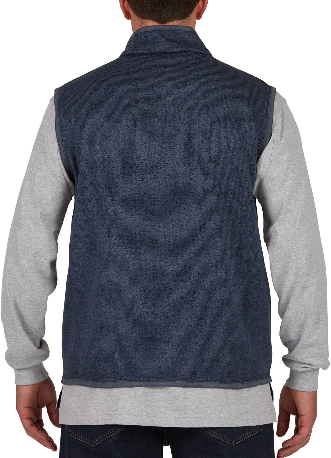 Smith's Workwear Men's Sherpa Lined Sweater Fleece Vest - view number 2