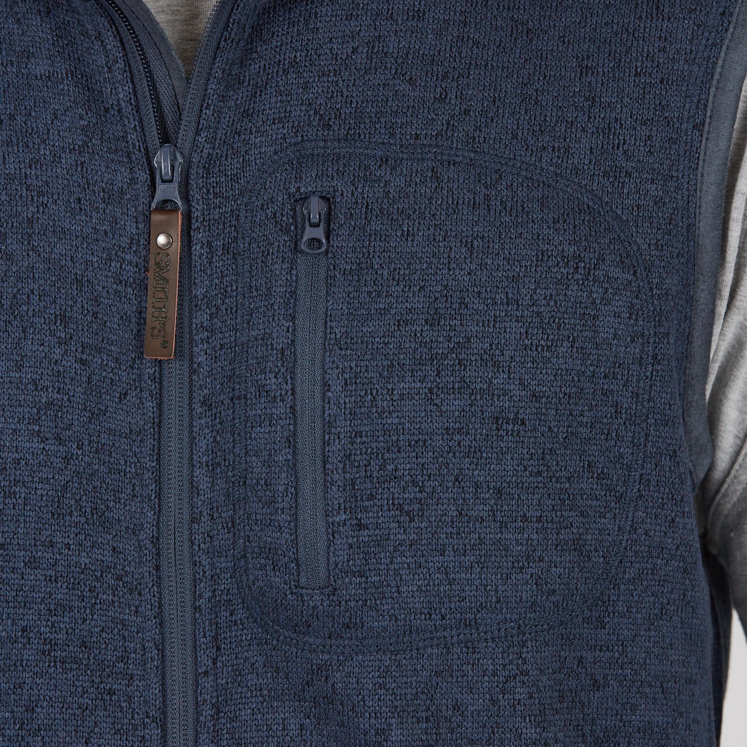 Smith's Workwear Men's Sherpa Lined Sweater Fleece Vest - view number 3