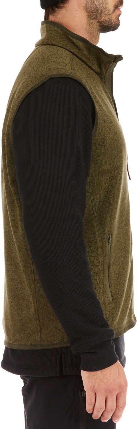 Smith's Workwear Men's Sherpa Lined Sweater Fleece Vest - view number 3