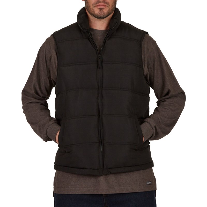 Smith's Workwear Men's Double Insulated Puffer Vest Black, 2X-Large - Men's Work Jackets at Academy Sports