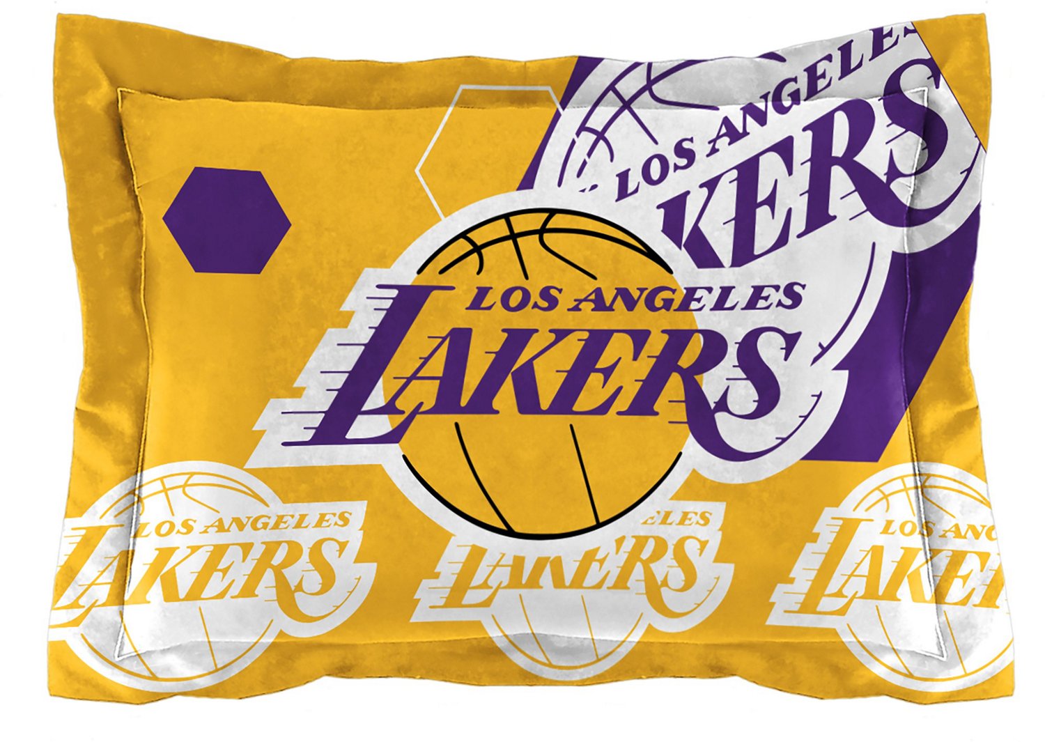 The Northwest Company Los Angeles Lakers Hexagon Twin Comforter and Sham Set - view number 3