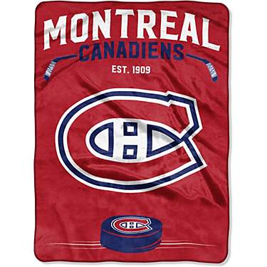 The Northwest Company Montreal Canadiens Jersey Raschel Throw Blanket                                                           
