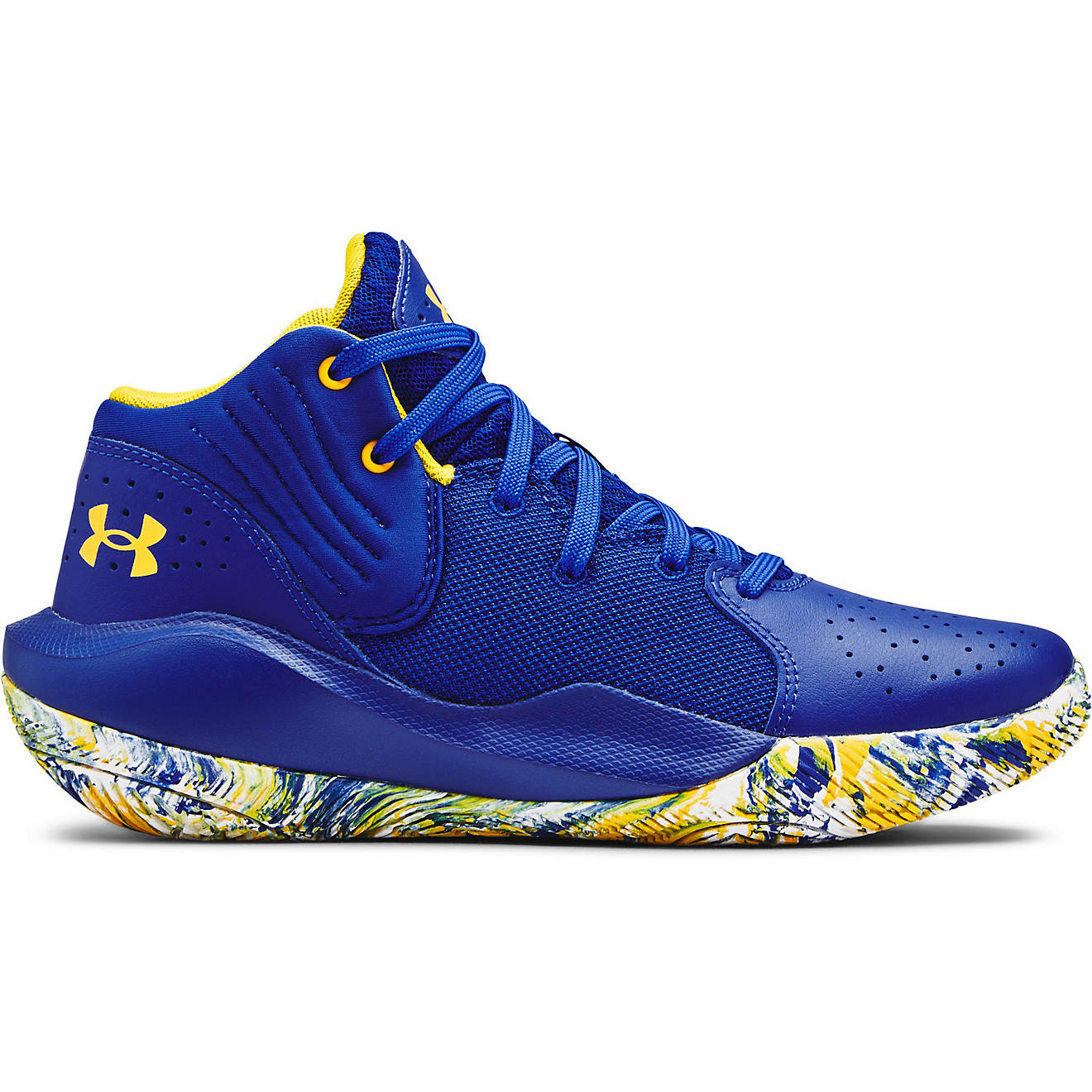 Under Armour Kids' Grade School Jet 2021 Basketball Shoes                                                                        - view number 1