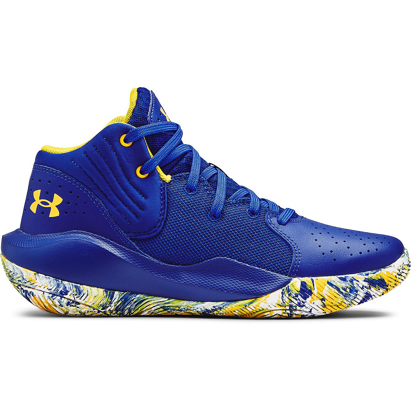 Under Armour Kids' Grade School Jet 2021 Basketball Shoes                                                                        - view number 1