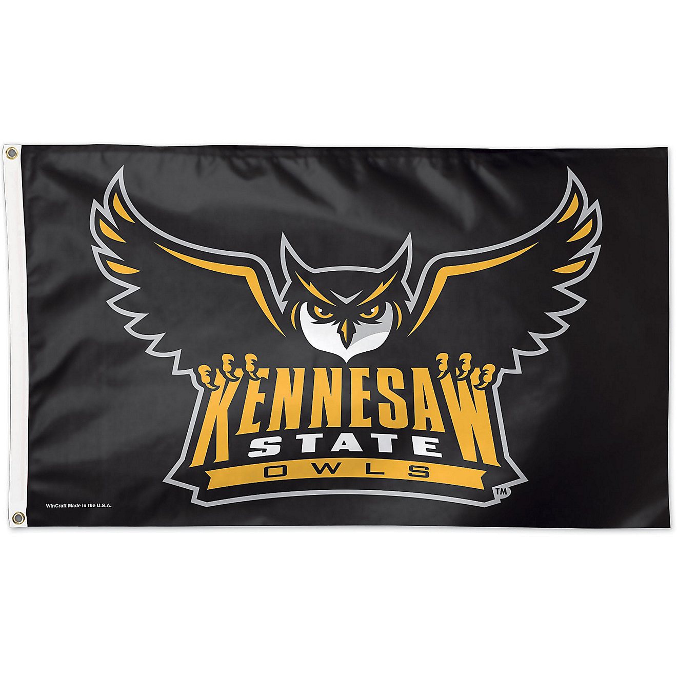 WinCraft Kennesaw State University Deluxe 3 x 5 ft Flag                                                                          - view number 1