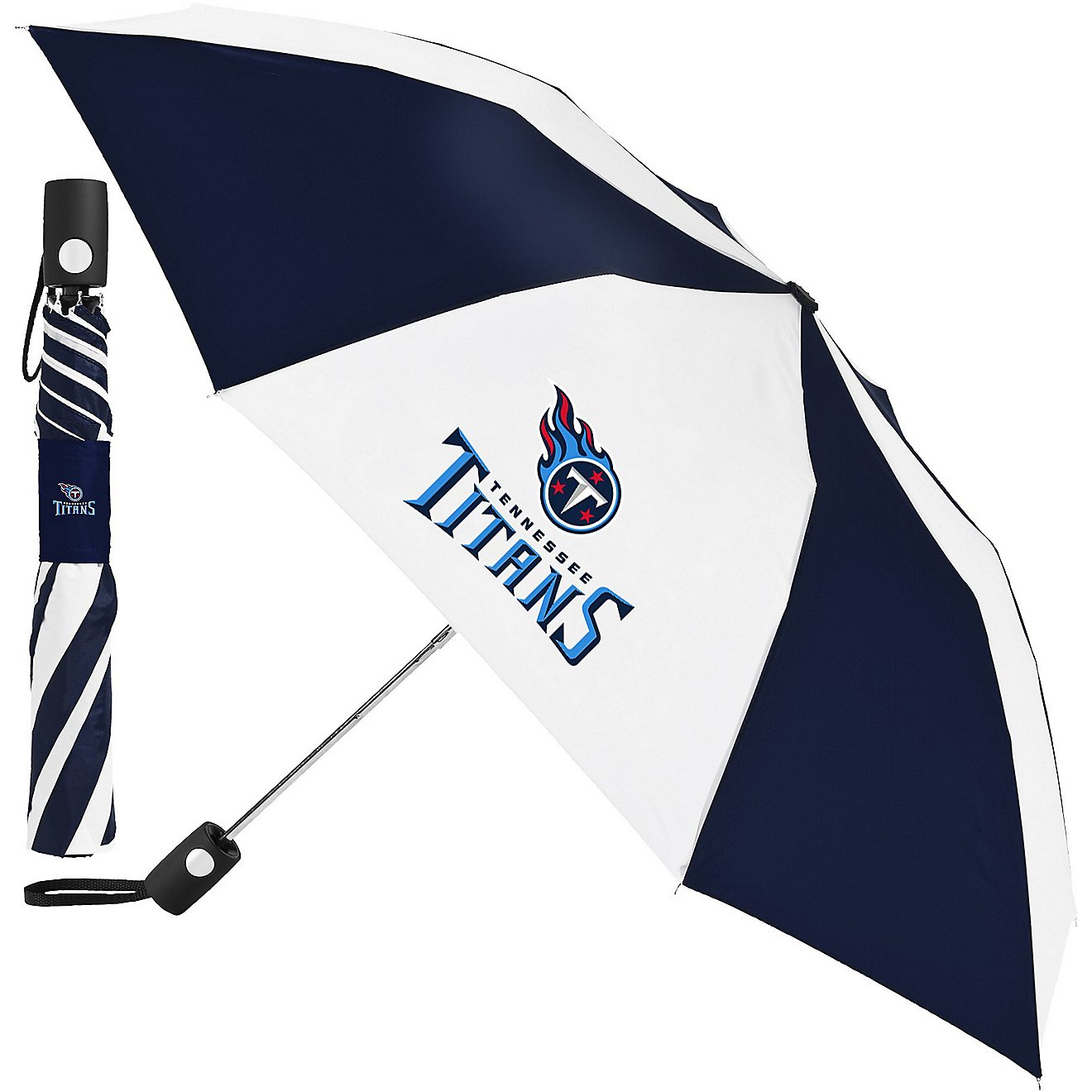 WinCraft Tennessee Titans Auto Folding Umbrella                                                                                  - view number 1