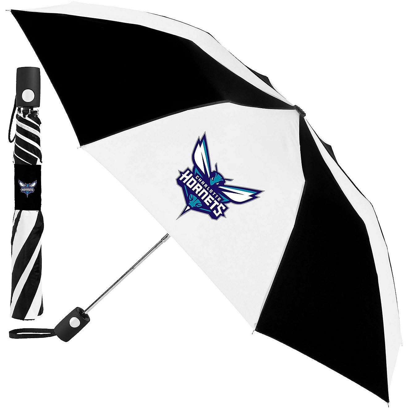 WinCraft Charlotte Hornets Auto Folding Umbrella                                                                                 - view number 1