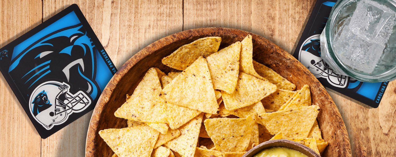 YouTheFan Carolina Panthers 3D Series Coasters 2-Pack