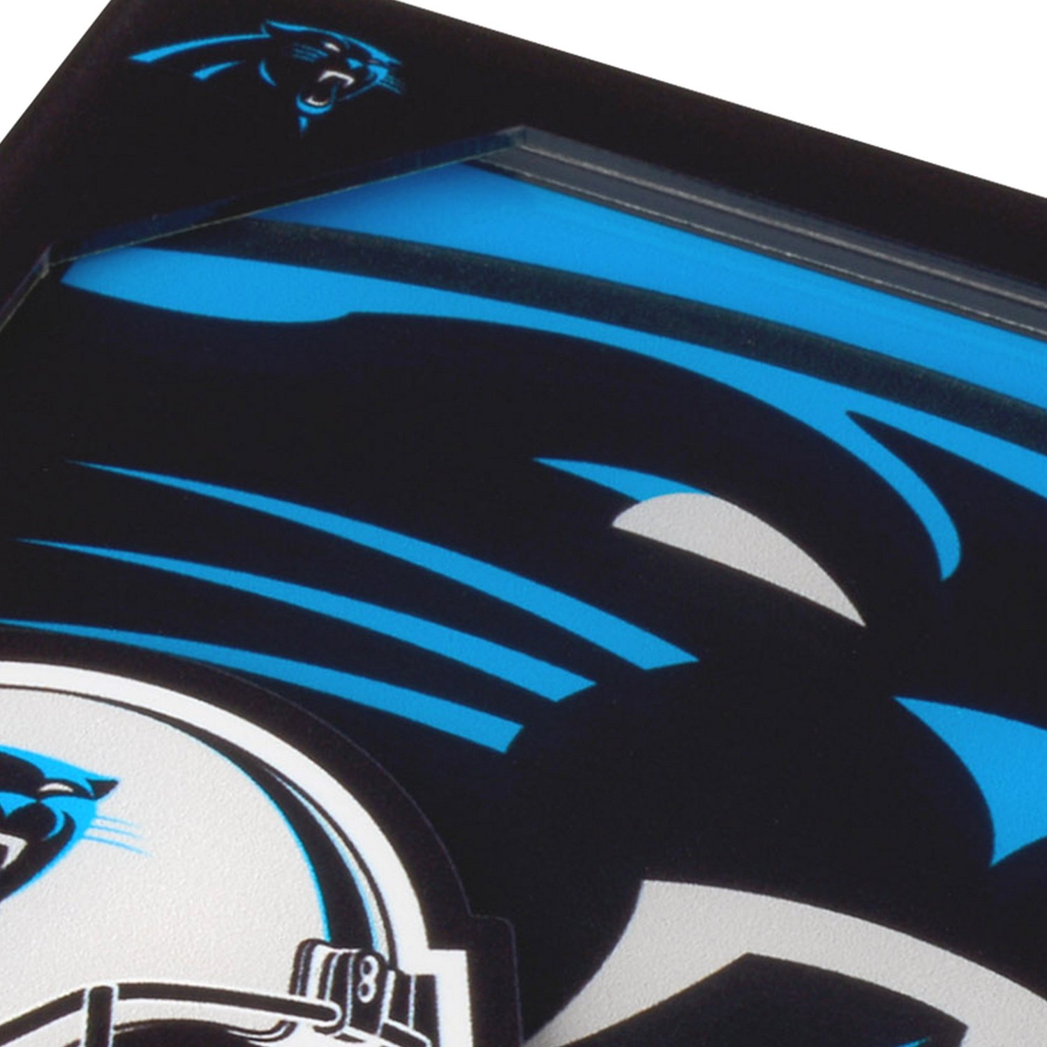 YouTheFan Carolina Panthers 3D Series Coasters 2-Pack                                                                            - view number 3