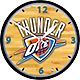 WinCraft Oklahoma City Thunder 12.75 in Round Wall Clock                                                                         - view number 1 selected