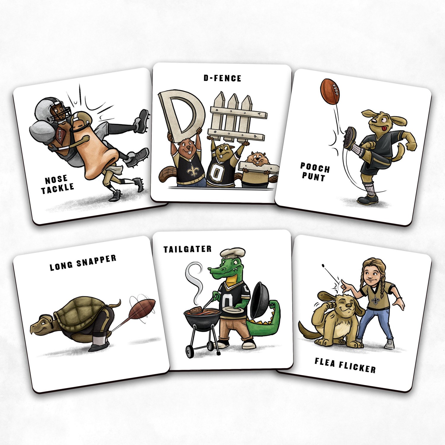YouTheFan New Orleans Saints Memory Match Game                                                                                   - view number 3