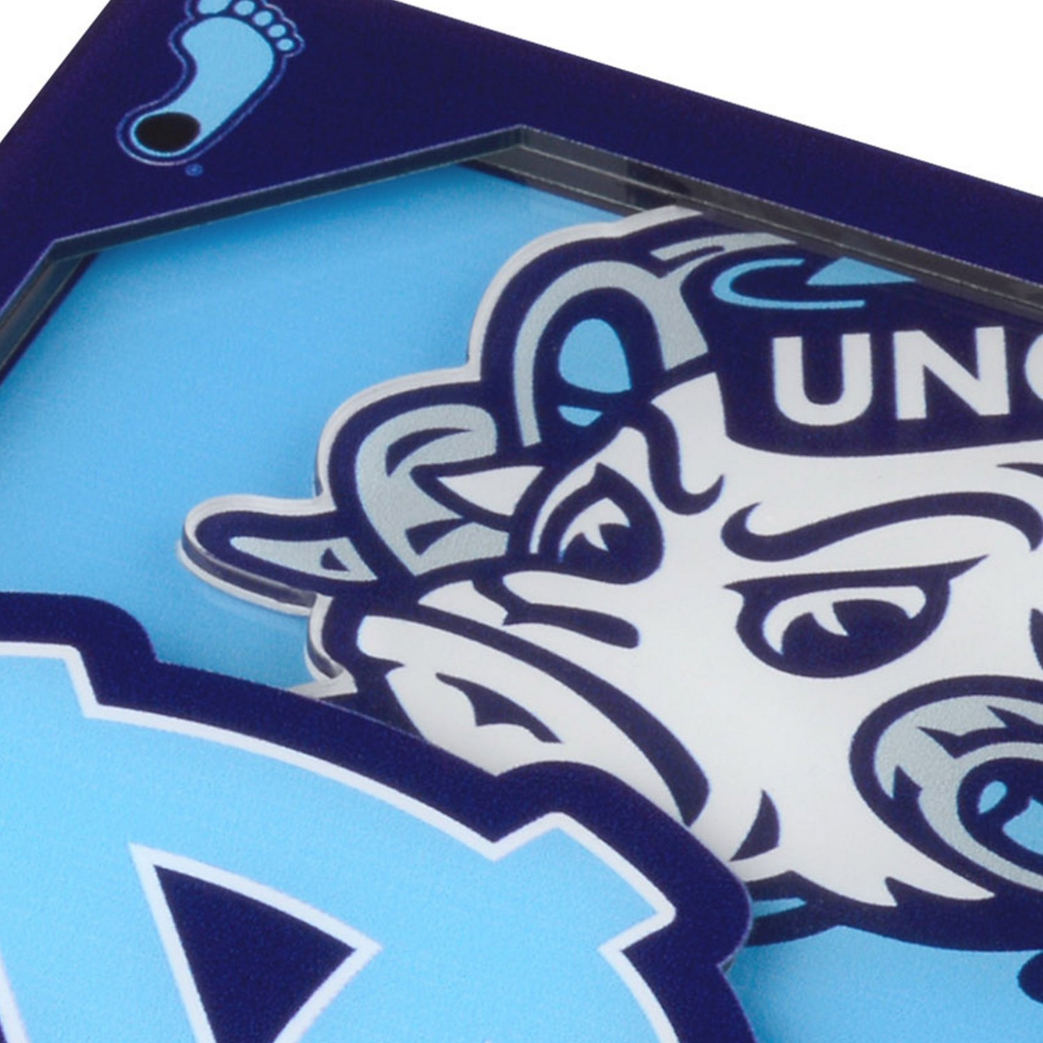 YouTheFan University of North Carolina 3D Series Coasters 2-Pack