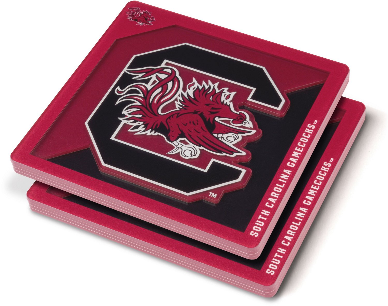 YouTheFan University of South Carolina 3D Series Coasters 2-Pack