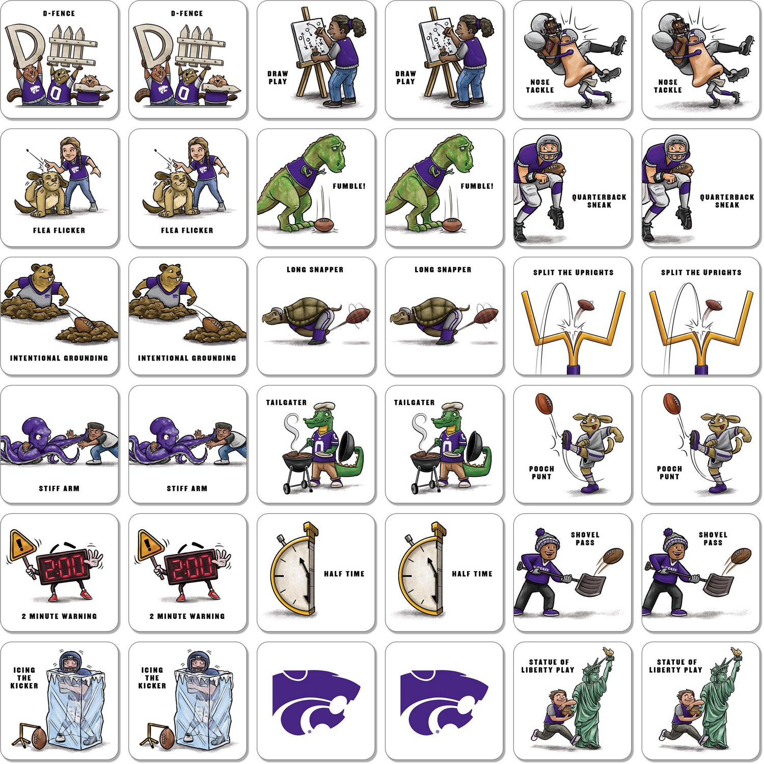 YouTheFan Kansas State University Memory Match Game - view number 2