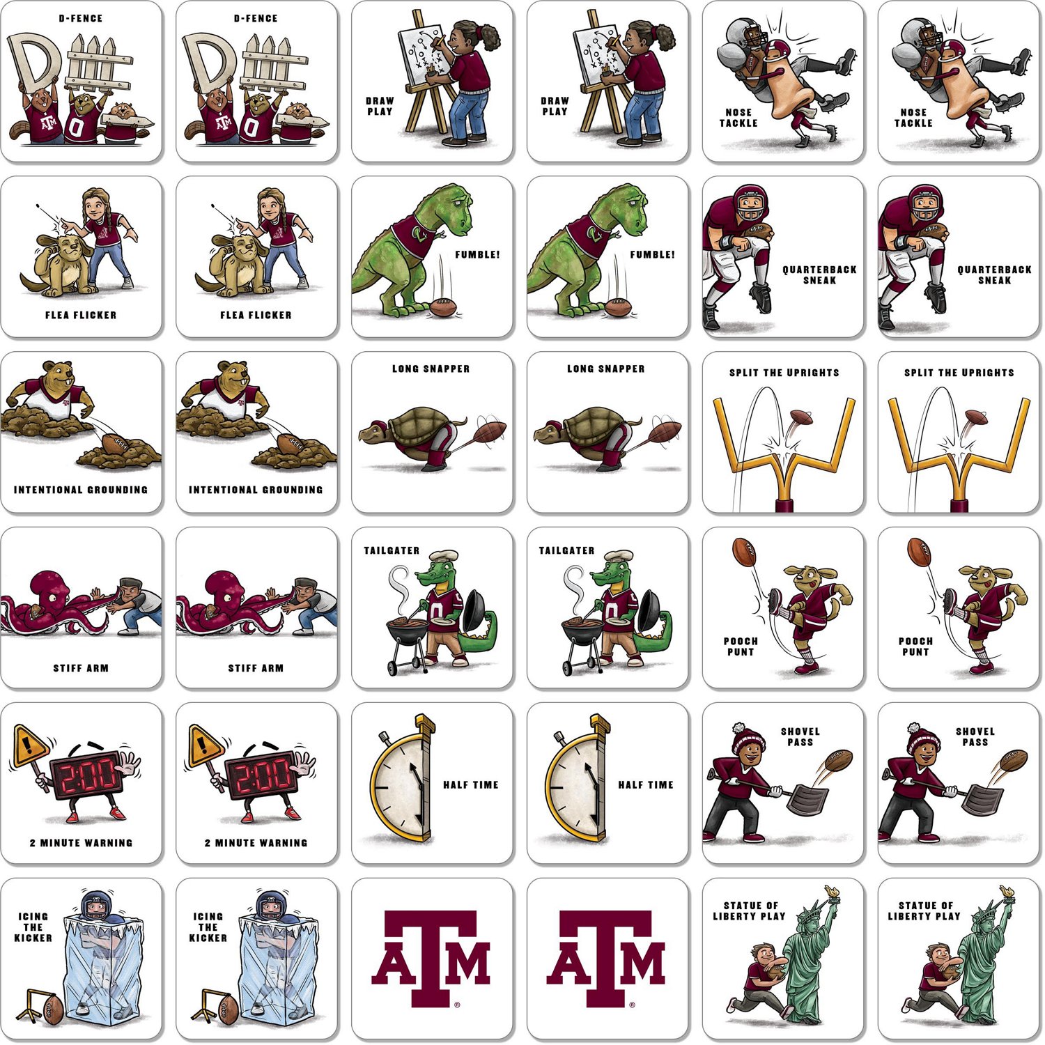 YouTheFan Texas A&M University Memory Match Game - view number 2