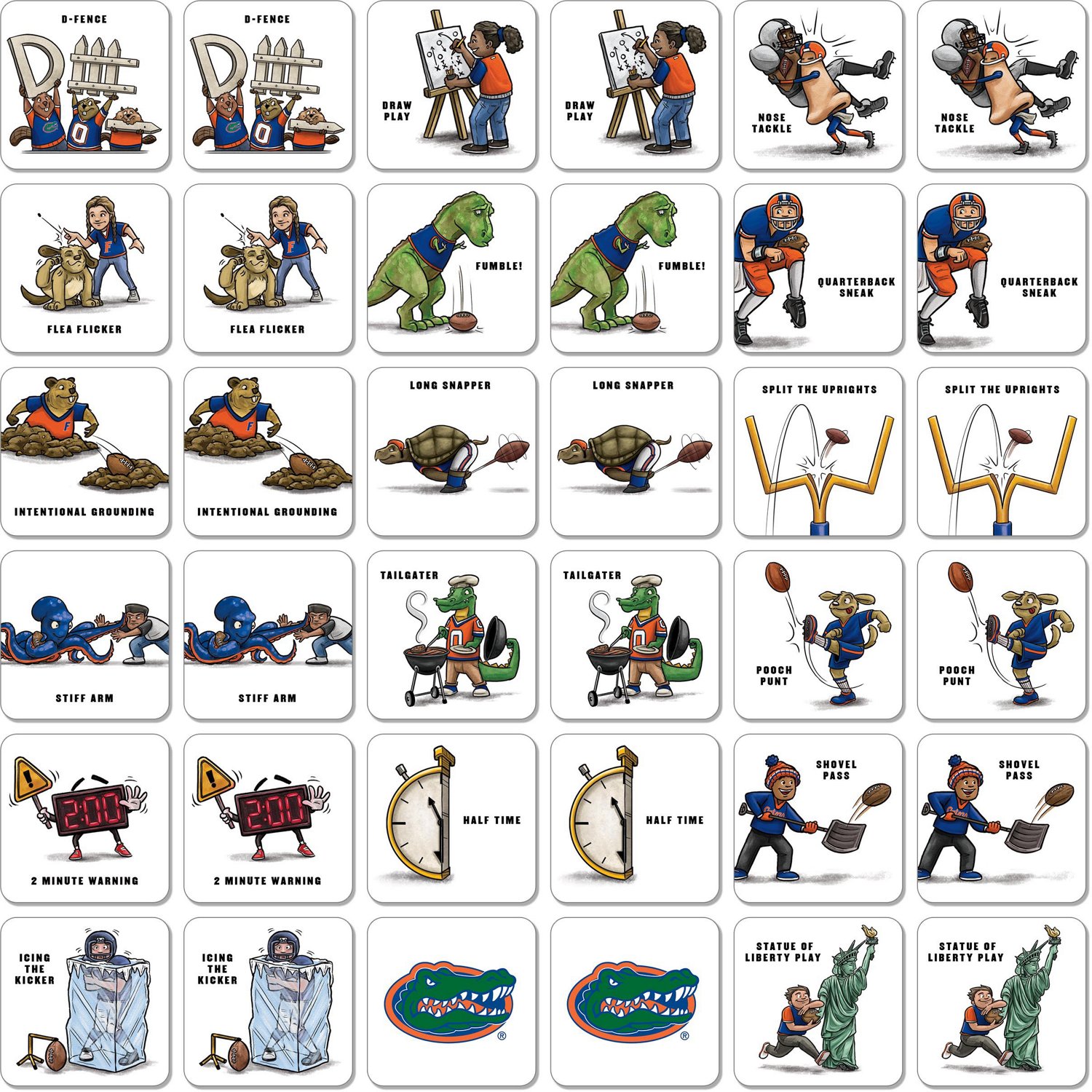 YouTheFan University of Florida Memory Match Game - view number 2