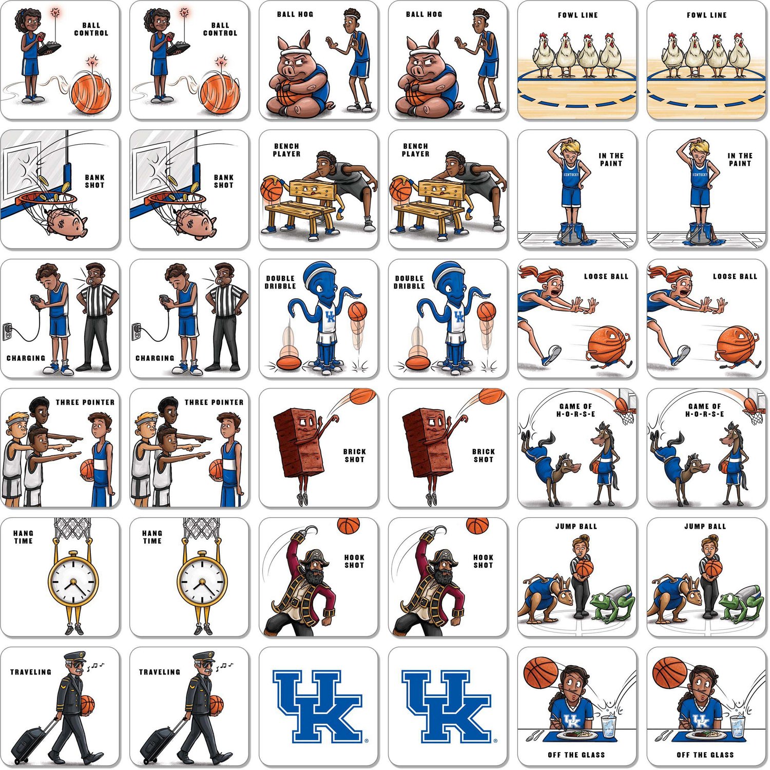 YouTheFan University of Kentucky Memory Match Game