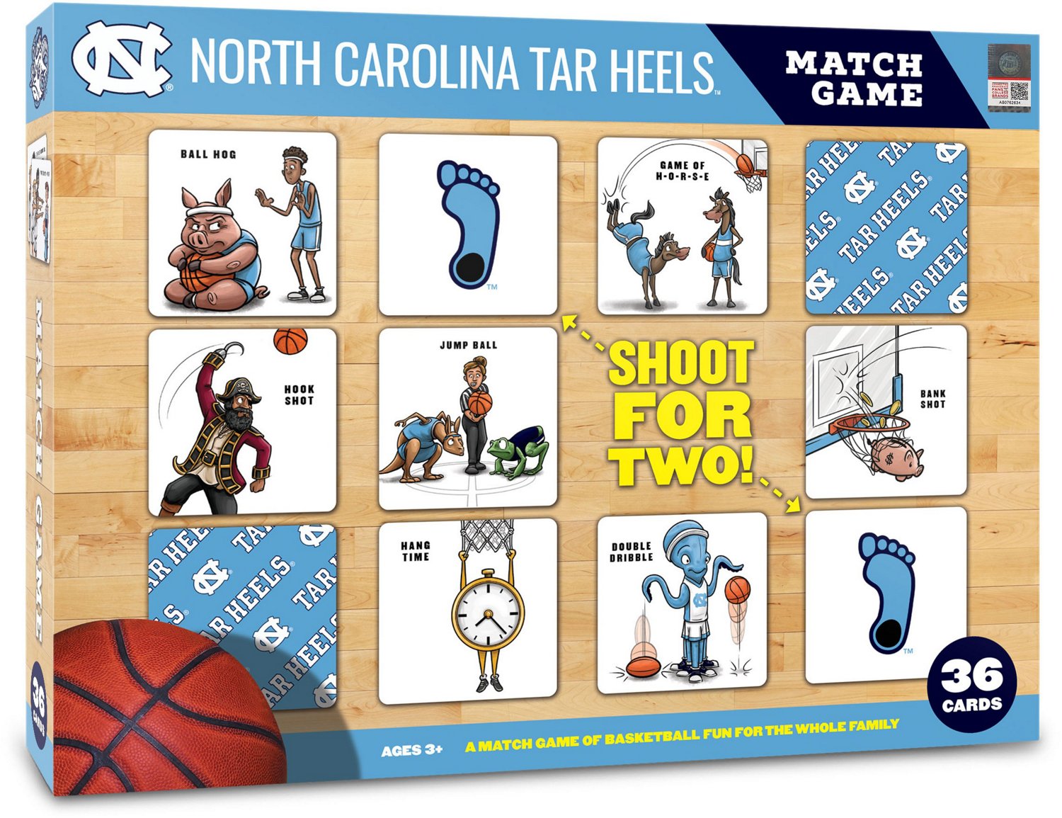 YouTheFan University of North Carolina Memory Match Game