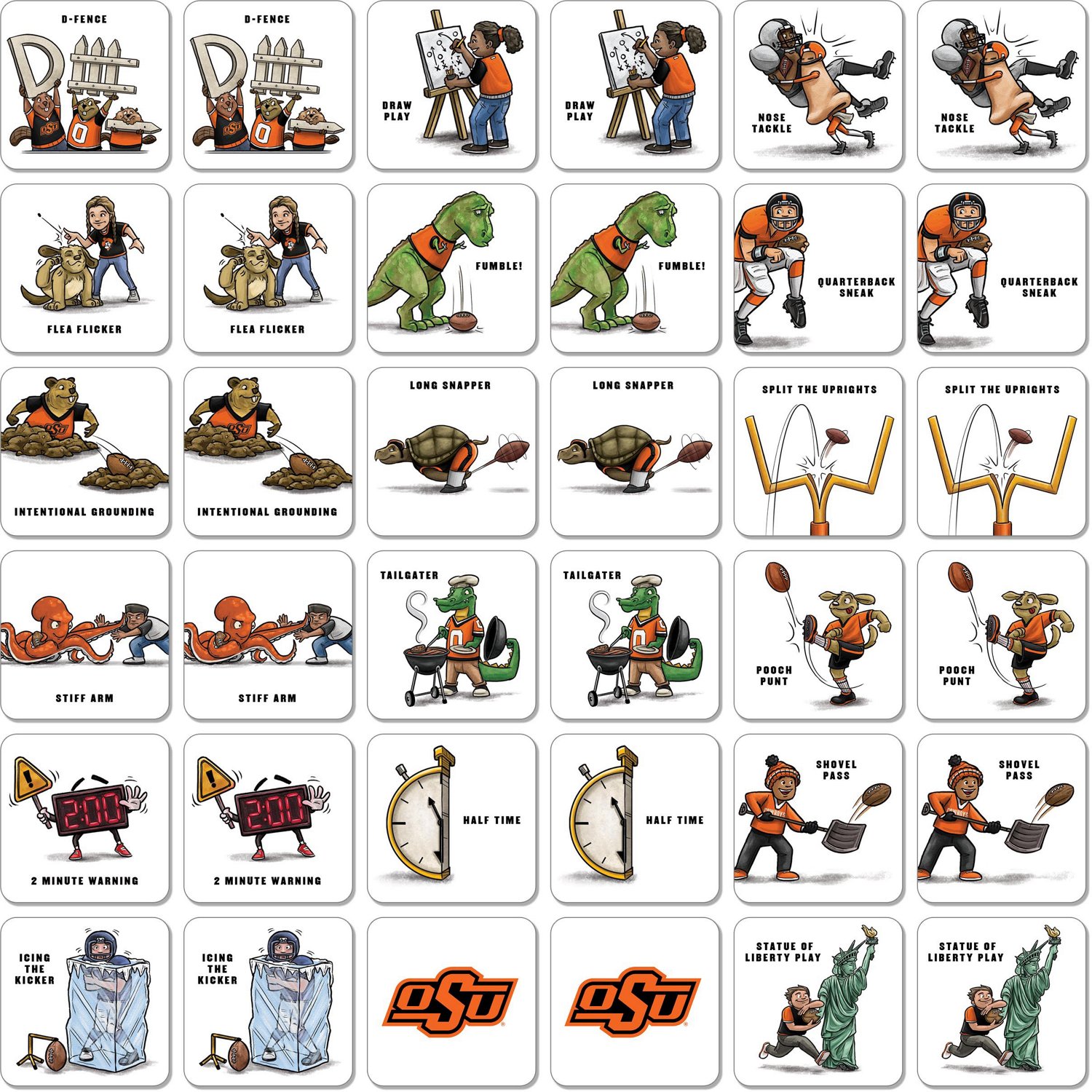 YouTheFan Oklahoma State University Memory Match Game - view number 2