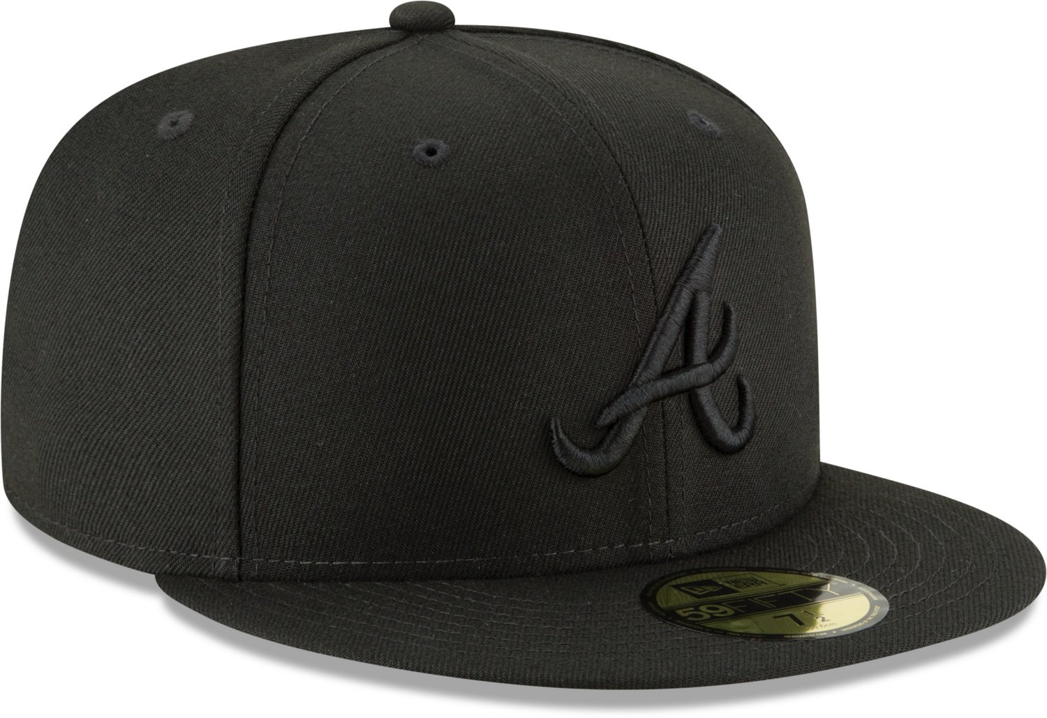 New Era Men's Atlanta Braves 5950 MLB Basic Cap - view number 2